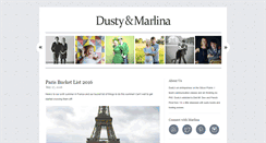 Desktop Screenshot of dustyandmarlina.com