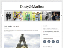 Tablet Screenshot of dustyandmarlina.com